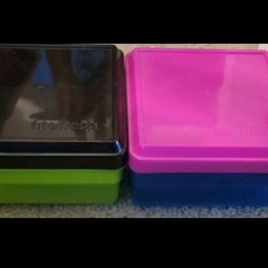 2 Lunch containers with cold pack